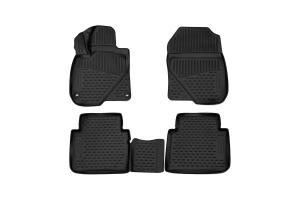 Коврик салона HONDA CR-V (17-), кросс. 3D полиуретан черный (4 предм.) ELEMENT