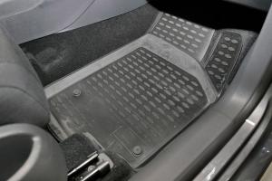 Коврик салона VW Golf Plus (04-) полиуретан черный (4 предм.) ELEMENT