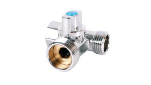 Кран для стиральной машины 1/2х3/4х1/2 проходной VALTEC