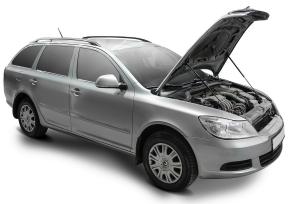 Амортизатор SKODA Octavia A5 (04-13) капота 2шт. АВТОУПОР