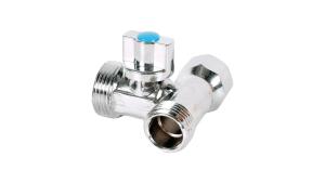 Кран для стиральной машины 1/2х3/4х1/2 проходной VALTEC