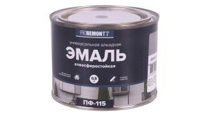 Эмаль серый 0.5кг PROREMONTT