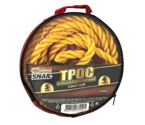 Трос буксировочный 5т 4м канатный (крюк-крюк) GOLDEN SNAIL