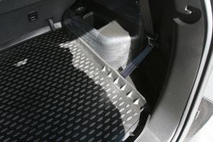 Коврик багажника KIA Sorento (09-12) кросс. 7 мест, длин., полиуретан черный ELEMENT