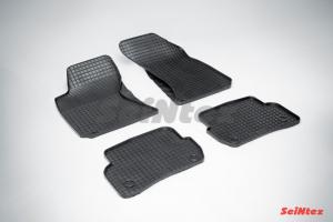 Коврик салона VW Passat B5 (96-05) резина, сетка (4 предм.) SEINTEX