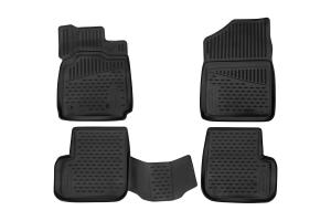 Коврик салона TOYOTA Probox (02-) П.Р. универсал, 3D полиуретан черный (4 предм.) ELEMENT