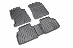 Коврик салона HONDA Civic 4D (06-) полиуретан черный (4 предм.) ELEMENT
