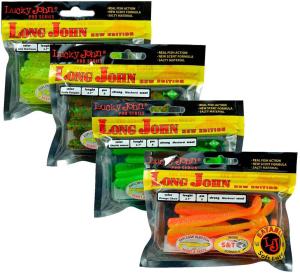 Виброхвост 79мм Long John цвет S14 8шт LUCKY JOHN
