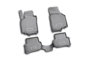 Коврик салона SKODA Yeti (09-) полиуретан черный (4 предм.) ELEMENT