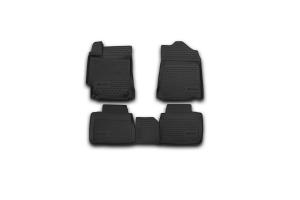 Коврик салона TOYOTA Camry (14-) 3D полиуретан черный (4 предм.) ELEMENT