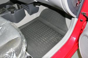 Коврик салона KIA Picanto (04-11) полиуретан черный (4 предм.) ELEMENT