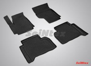 Коврик салона VOLKSWAGEN Amarok (09-) резина высокий борт (5 предм.) SEINTEX