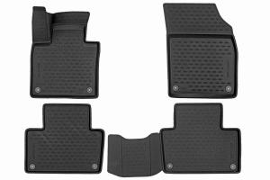 Коврик салона VOLVO XC90 (15-) 3D полиуретан черный (4 предм.) ELEMENT