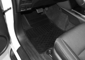 Коврик салона Toyota Fortuner II (15-), полиуретан (5 предм.) RIVAL