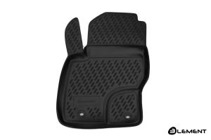 Коврик салона FORD Focus II (04-) полиуретан черный (4 предм.) ELEMENT