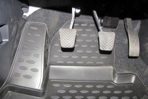 Коврик салона MITSUBISHI ASX (10-) полиуретан черный (4 предм.) ELEMENT