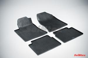 Коврик салона TOYOTA Avensis II (03-08) резина, сетка (4 предм.) SEINTEX