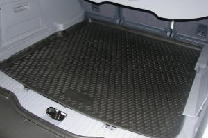 Коврик багажника NISSAN Qashqai+2 (08-14) кросс., полиуретан черный ELEMENT