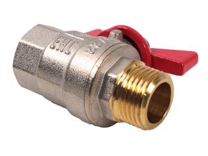 Кран 1/2 шаровой BASE вн-нар бабочка VALTEC