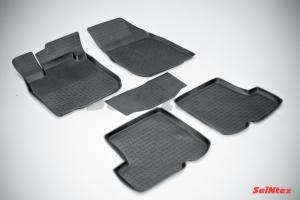 Коврик салона RENAULT Sandero (10-) резина высокий борт (5 предм.) SEINTEX