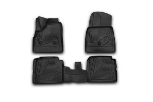 Коврик салона LADA 4х4 5D (09-) 3D полиуретан черный (4 предм.) ELEMENT