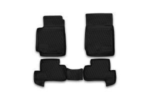 Коврик салона SUZUKI Grand Vitara 3D (05-) 3D полиуретан черный (4 предм.) ELEMENT