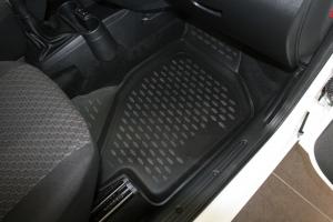 Коврик салона DATSUN on-do (14-) 3D полиуретан черный (4 предм.) ELEMENT