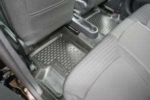 Коврик салона RENAULT Kaptur (16-) 3D полиуретан черный (4 предм.) ELEMENT