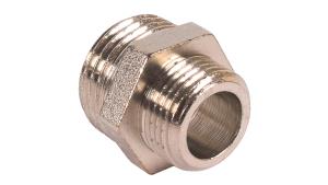Ниппель-переходник c 1/2 на 3/8 никель VALTEC
