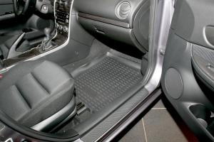 Коврик салона MAZDA 6 (02-07) полиуретан черный (4 предм.) ELEMENT