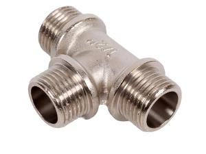 Тройник никель 1/2 нар-нар-нар. VALTEC