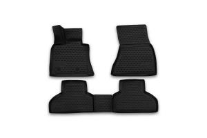 Коврик салона BMW X5 F15 (13-17) 3D полиуретан черный (4 предм.) ELEMENT