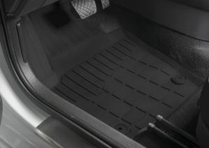 Коврик салона Skoda Rapid лифтбек (12-17) (17-), резина (5 предм.) RIVAL