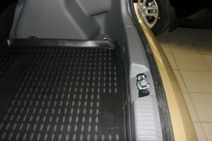 Коврик багажника KIA Rio III (05-11) хб., полиуретан черный ELEMENT