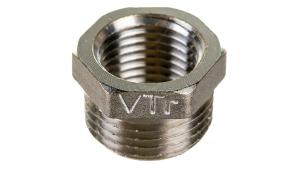 Футорка-переходник с наружней резьбы 3/8 на внутреннюю 1/4 VALTEC