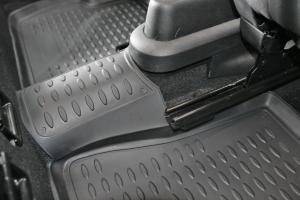Коврик салона FORD Fusion (02-), Fiesta (02-08) полиуретан черный (4 предм.) ELEMENT