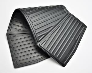 Коврик салона Volkswagen Amarok 2009- полиуретан перемычка COMFORT