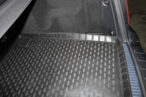 Коврик багажника MERCEDES GLK-Class X204 (08-) кросс., полиуретан черный ELEMENT
