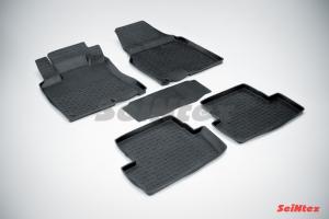Коврик салона NISSAN Qashqai (07-14) резина высокий борт (5 предм.) SEINTEX
