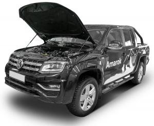 Амортизатор VW Amarok (2.0) (10-17) капота 2шт. АВТОУПОР