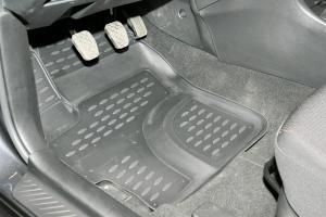 Коврик салона MAZDA 3 (03-09) полиуретан черный (4 предм.) ELEMENT