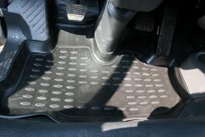 Коврик салона HYUNDAI HD72 (07-) передний полиуретан черный (2 предм.) ELEMENT