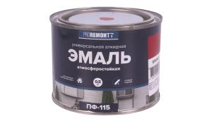 Эмаль красный 0.5кг PROREMONTT