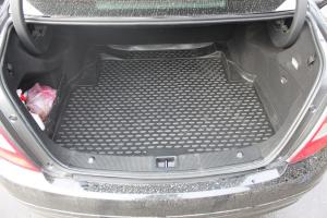 Коврик багажника MERCEDES С-Class W204 (07-14) сед., полиуретан черный ELEMENT