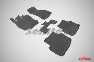Коврик салона VOLKSWAGEN Passat B8 (15-) резина высокий борт (5 предм.) SEINTEX