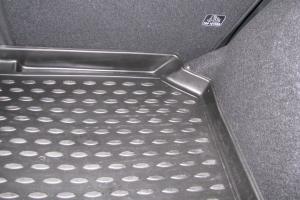 Коврик багажника PEUGEOT 308 (08-14) хб., полиуретан черный ELEMENT