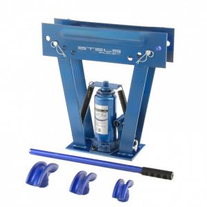 Трубогиб гидравлический 8т (1/2",3/4",1") пластиковый кейс STELS