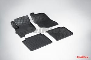 Коврик салона MITSUBISHI Galant IX (04-12) резина, сетка (4 предм.) SEINTEX